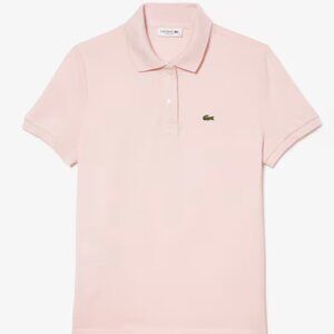 LACOSTE Womens Polo Shirt in Pink, Size 44